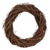 Clayre & Eef Krans, diameter 35 cm, bruin, hout Productafbeelding-voorbeeld 1