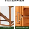 Kurník Wiltec 1720 x 660 x 1200 mm hnědý s volným výběhem a Náhled obrázku produktu 7