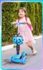 Asato Kinderscooter 5-in-1 mit LED-Rädern, Sitz und Produktbild-Vorschau 10