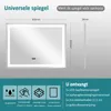Puluomis badspiegel, 80x60 cm, met anti-condensfunctie, 3 Productafbeelding-voorbeeld 5