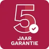 A graphic displaying "5 JAAR GARANTIE" (5 YEAR WARRANTY) with a checkmark symbol. Anteprima dell’immagine prodotto