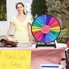 18" Glücksrad zum drehen, Tischglücksrad für Lotteriespiele Produktbild-Vorschau 6