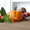 Kürbis Terrakotta Windlicht Halloween Herbst Herbstdeko Produktbild-Vorschau 3