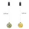 Weihnachtskugel LED leuchtend gold 12 cm hängend Produktbild-Vorschau 4