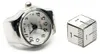 Uhr Funktioniert Ring Miniblings Fingerring Uhrzeit WEISS Produktbild-Vorschau 3