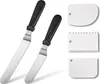 Winkelpalette Torte Set, 2 Stück Edelstahl Streichpaletten Produktbild-Vorschau 1