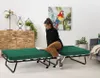 Klappbett mit Radmatratze und Lamellen 80x180 Ares - Dunkel Produktbild-Vorschau 7