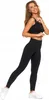 Damen Leggings Sportlich Hohe Taille Blickdicht Gerippt Produktbild-Vorschau 9