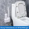 wlich Einweg Toilettenbürste, Klobürste mit 48 Stück Produktbild-Vorschau 4