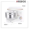Arebos Küchenmaschine 1500W, 6l, Weiß, 220 - 240 V, 1500 Produktbild-Vorschau 5