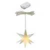 3D Weihnachtsstern 12 cm mit Timer - weiß - Deko Produktbild-Vorschau 4