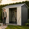 Geräteschuppen Gerätehaus Metall Gartenhaus Satteldach Produktbild-Vorschau 10