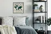 MuchoWow® MuchoWow® Gerahmtes Poster Weltkarte - Blumen - Produktbild-Vorschau 5