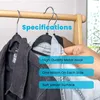 Intirilife Space Saving Clothes Hangers 20x SEAM BLACK Náhled obrázku produktu 6