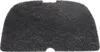 A dark gray, textured filter with a curved top and a notch at the bottom, isolated on a white background. Produktbild-Vorschau
