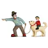 Gilde Clown, "Big Boy", Hundmotiv, Kunstharz, braun, grün, Anteprima dell’immagine prodotto 2