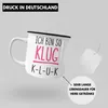 Trendation - Ich Bin So Klug KLUK Lustige Emaille Tasse mit Produktbild-Vorschau 3