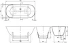 Villeroy & Boch Q155ANH7F4BCVRW Badewanne Antheus Produktbild-Vorschau 2