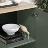 Kredenc Vicco Wido Zelená 50 x 80 cm s policí, Model 57445 Náhled obrázku produktu 1