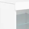 vidaXL Sideboard mit LED-Leuchten Weiß 162x37x67 cm Produktbild-Vorschau 13