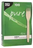 100 Fourchettes, bois "pur" 16,5 cm Voir les images du produit 4