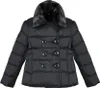 Winterjas voor meisjes, merk Olimpias, zwart, modern design Productafbeelding-voorbeeld 1