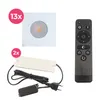 Olucia - 13 eckige weiße Einbaustrahler Produktbild-Vorschau 1