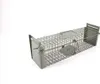 A metal cage trap for catching small animals, presented on a white background. Produktbild-Vorschau