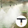 10 kusů Mlžící vodní tryska s T-konektorem zahradní Náhled obrázku produktu 4