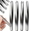 Set di 4 pinzette cosmetiche professionali in acciaio Anteprima dell’immagine prodotto 5
