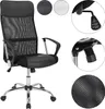 Casaria Fauteuil de bureau Noir Pivotant Ergonomique Voir les images du produit 1