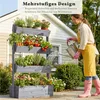 Yaheetech Vertikaler Hochbeet, 4-stufig, 45° neigbar, Produktbild-Vorschau 5