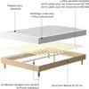 TEENO Schaumstoffmatratze+ Boxspringbett mit 4 Füße und 26 Produktbild-Vorschau 5
