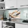 Küchenrückwand Spritzschutz Glas mit Motiv Schwebende Produktbild-Vorschau 2