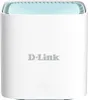A white D-Link router with a light blue top. Podgląd zdjęcia produktu