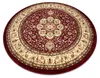 Dywan ROYAL ADR koło wzór 521 bordo czerwony koło 150 cm Podgląd zdjęcia produktu 1