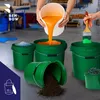 Wiadro BenBow z pokrywką 20L x1 Zielone - bezpieczne dla Podgląd zdjęcia produktu 4