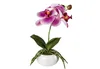 GASPER Orchidee Lila im runden Topf 23 cm - Kunstblumen Produktbild-Vorschau 3