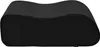 A black seat cushion with a contoured shape, shown from the side. Podgląd zdjęcia produktu