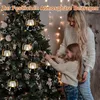 Weihnachtsdeko Mini Laternen Schwarz,6 Stück LED Produktbild-Vorschau 4