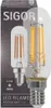 SIGOR 4,5W Röhre T25 Filament klar E14 470lm 2700K dimmbar Produktbild-Vorschau 2