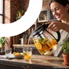 Théière en verre 2 l 2000 ml avec filtre en acier Voir les images du produit 4