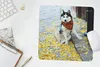 MuchoWow® Mauspad Mousepad Hund - Herbst - Husky 30x30 cm - Produktbild-Vorschau 5