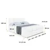 ALTDECOR Boxspringbett mit Fußteil, H4 Matratze und Topper Produktbild-Vorschau 6