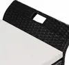 vidaXL Truhenbank mit Polster 138 cm Poly Rattan Schwarz Produktbild-Vorschau 2