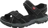 Rieker Damen Echtleder Sandalette schwarz, Damen:38 EU Produktbild-Vorschau 25
