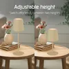 Ledvion 2x Wiederaufladbare LED Tischleuchte Beige Dimmbar Produktbild-Vorschau 8