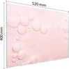 Rosa Schneidebrett aus Sicherheitsglas, 52x40 cm, mit Produktbild-Vorschau 2