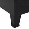 vidaXL Lagerschrank Industrial Schwarz 75x40x80 cm Stahl Produktbild-Vorschau 8