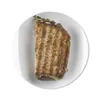 MuchoWow® Mauspad Mousepad Teller mit verbranntem Toast Produktbild-Vorschau 1